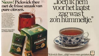 pickwick advertising campaigns history 1970